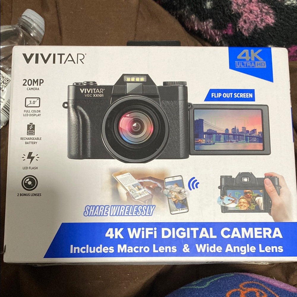 Vivitar 4K Ultra HD Digital Camera - Black